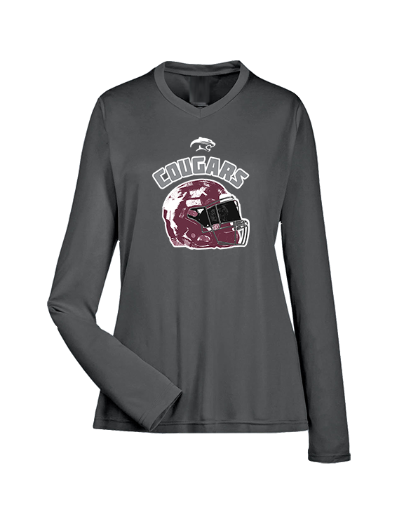 Weston Ranch HS Football Helmet - Womens Performance Longsleeve