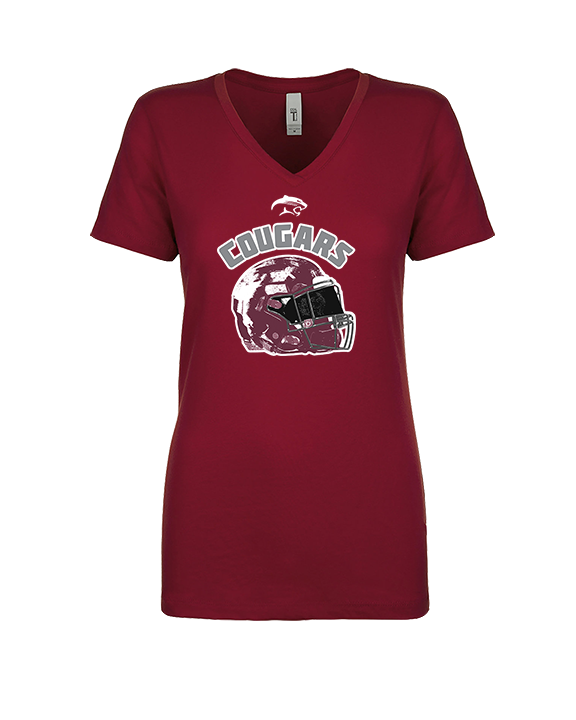 Weston Ranch HS Football Helmet - Womens Vneck