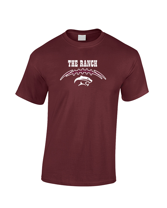 Weston Ranch HS Football Laces - Cotton T-Shirt