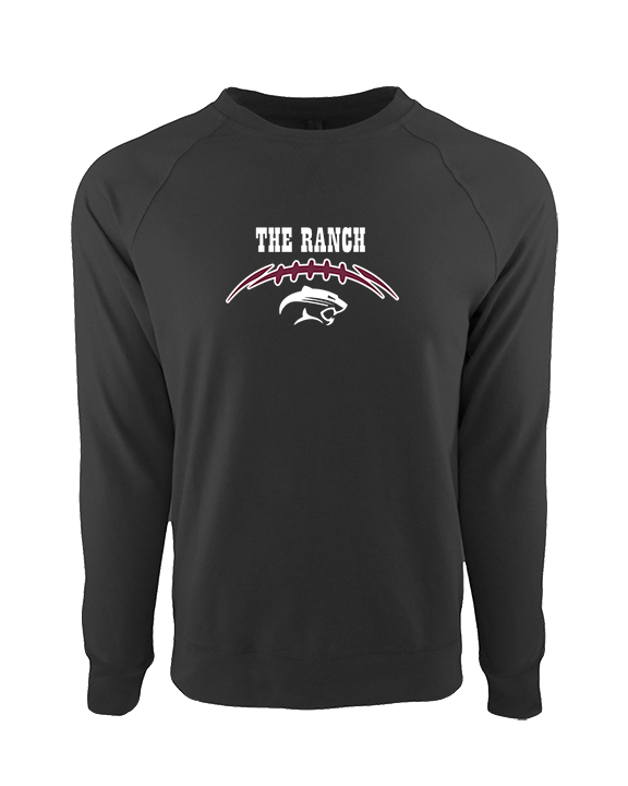 Weston Ranch HS Football Laces - Crewneck Sweatshirt