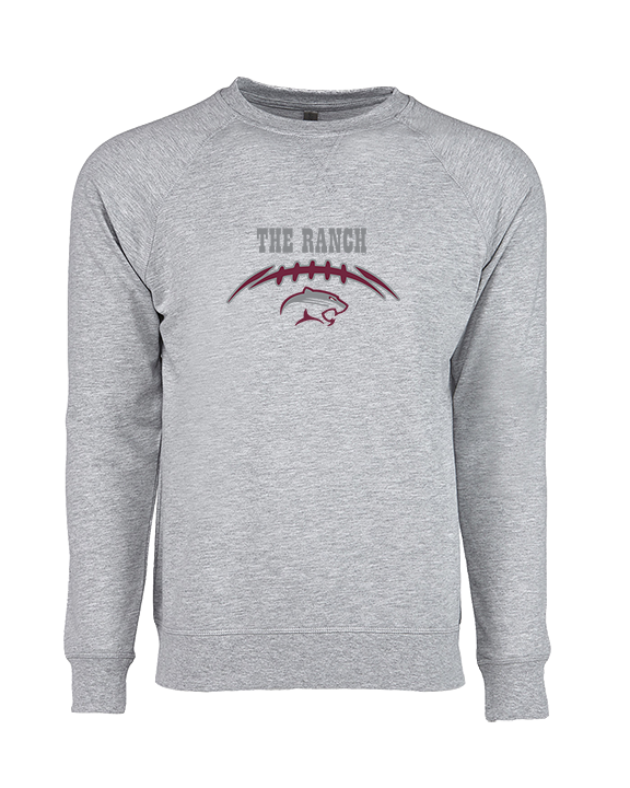 Weston Ranch HS Football Laces - Crewneck Sweatshirt
