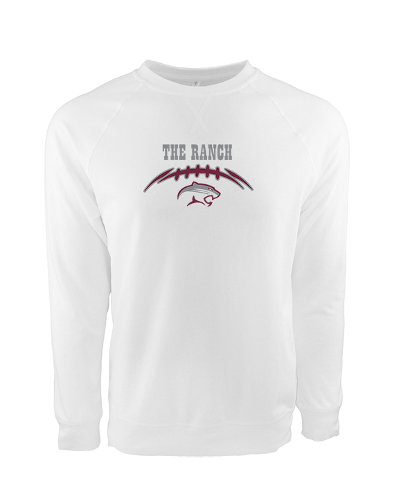 Weston Ranch HS Football Laces - Crewneck Sweatshirt