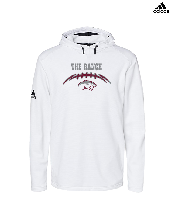 Weston Ranch HS Football Laces - Mens Adidas Hoodie