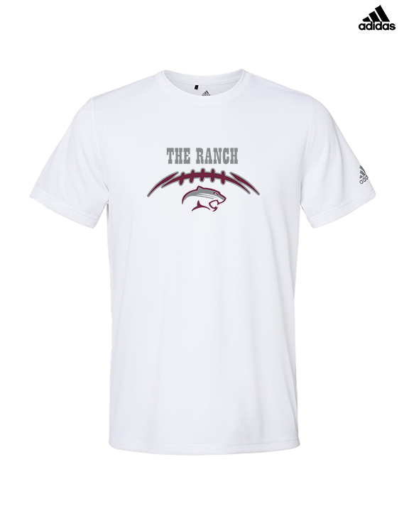 Weston Ranch HS Football Laces - Mens Adidas Performance Shirt