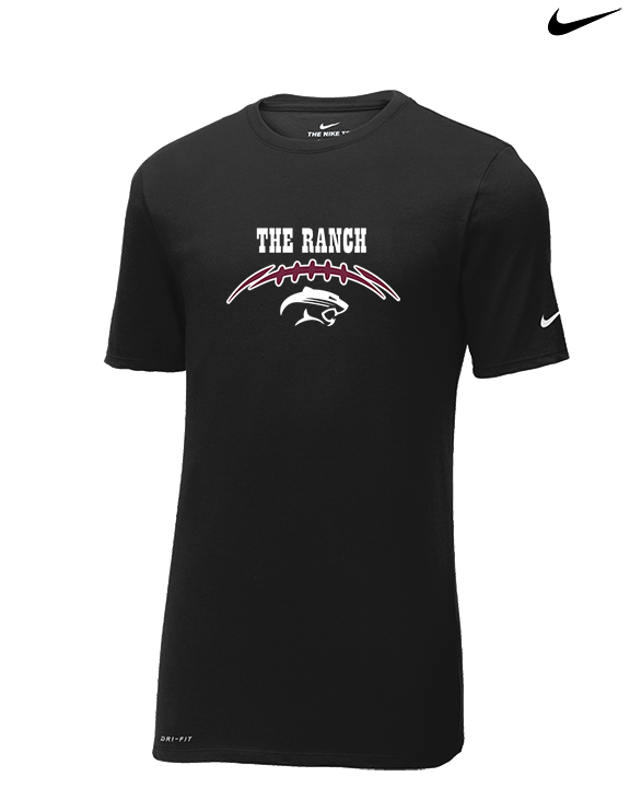 Weston Ranch HS Football Laces - Mens Nike Cotton Poly Tee