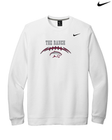 Weston Ranch HS Football Laces - Mens Nike Crewneck
