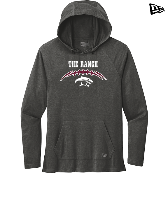 Weston Ranch HS Football Laces - New Era Tri-Blend Hoodie