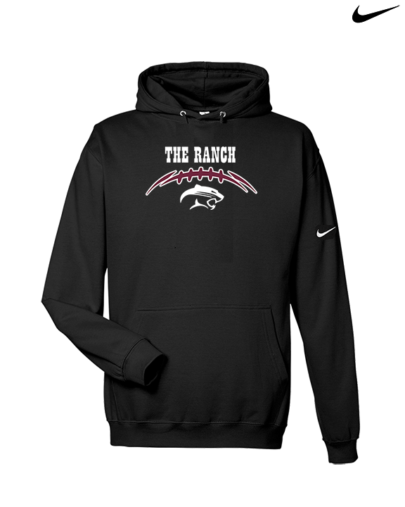 Weston Ranch HS Football Laces - Nike Club Fleece Hoodie