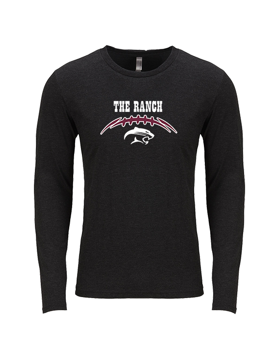 Weston Ranch HS Football Laces - Tri-Blend Long Sleeve