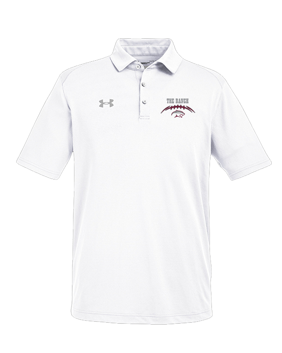 Weston Ranch HS Football Laces - Under Armour Mens Tech Polo