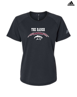 Weston Ranch HS Football Laces - Womens Adidas Performance Shirt