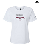 Weston Ranch HS Football Laces - Womens Adidas Performance Shirt