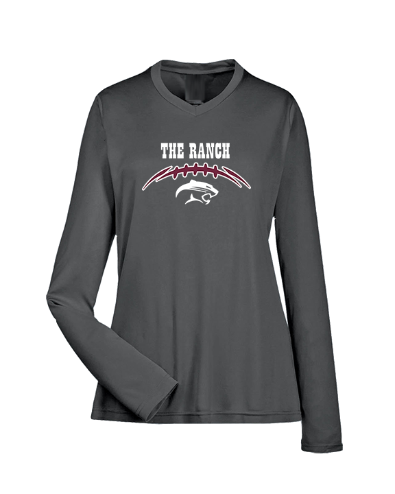 Weston Ranch HS Football Laces - Womens Performance Longsleeve