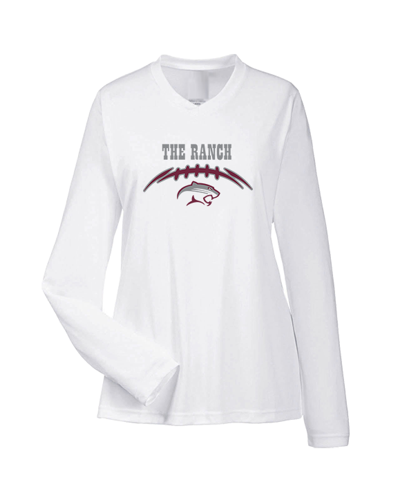 Weston Ranch HS Football Laces - Womens Performance Longsleeve