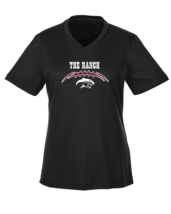 Weston Ranch HS Football Laces - Womens Performance Shirt