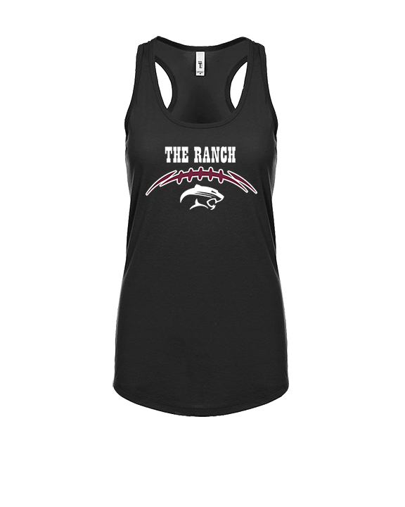 Weston Ranch HS Football Laces - Womens Tank Top