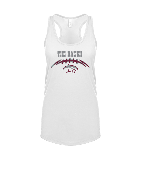 Weston Ranch HS Football Laces - Womens Tank Top
