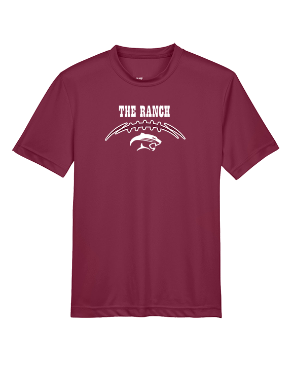 Weston Ranch HS Football Laces - Youth Performance Shirt