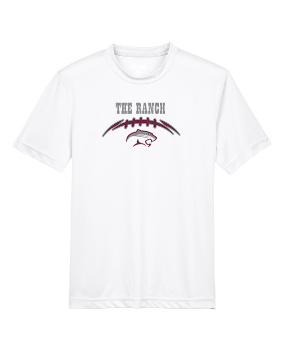 Weston Ranch HS Football Laces - Youth Performance Shirt