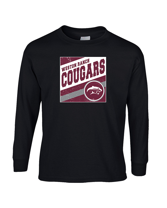Weston Ranch HS Football Square - Cotton Longsleeve