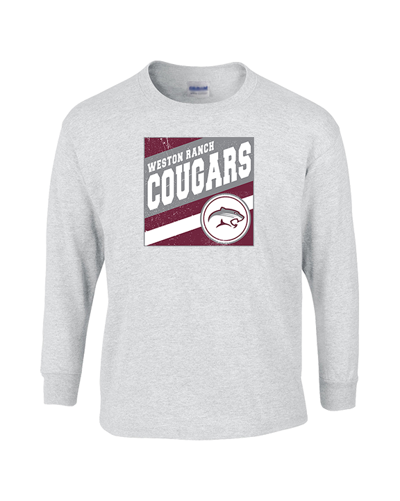 Weston Ranch HS Football Square - Cotton Longsleeve