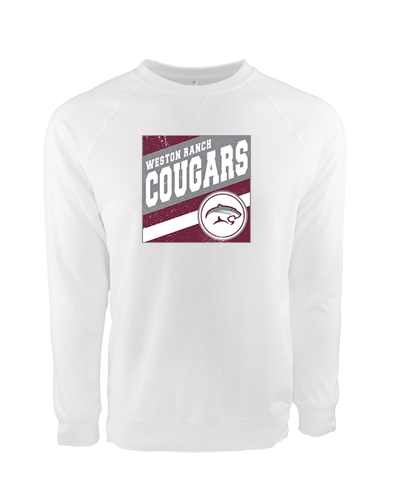 Weston Ranch HS Football Square - Crewneck Sweatshirt