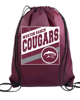 Weston Ranch HS Football Square - Drawstring Bag