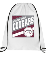 Weston Ranch HS Football Square - Drawstring Bag