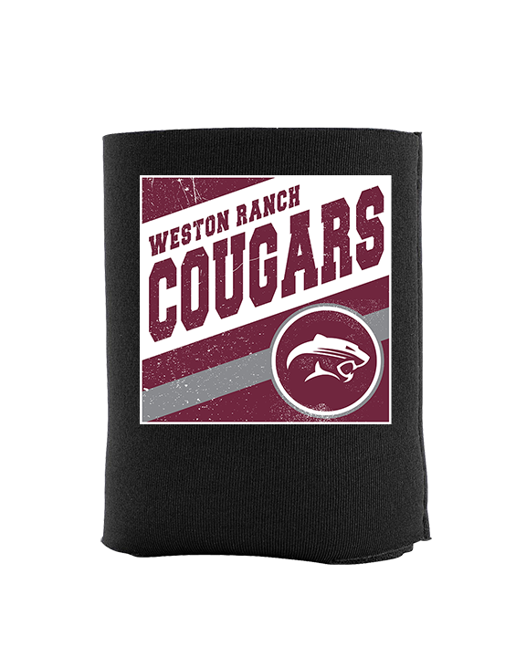 Weston Ranch HS Football Square - Koozie