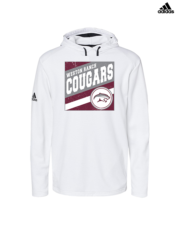 Weston Ranch HS Football Square - Mens Adidas Hoodie