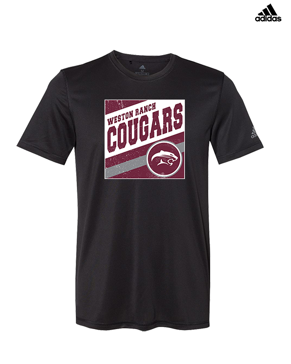 Weston Ranch HS Football Square - Mens Adidas Performance Shirt