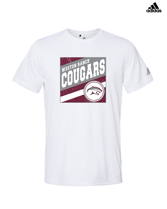 Weston Ranch HS Football Square - Mens Adidas Performance Shirt
