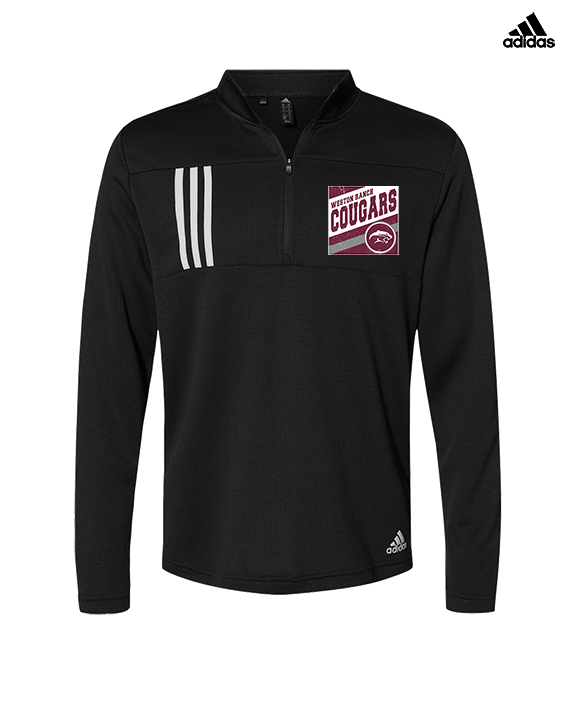 Weston Ranch HS Football Square - Mens Adidas Quarter Zip