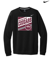 Weston Ranch HS Football Square - Mens Nike Crewneck