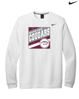 Weston Ranch HS Football Square - Mens Nike Crewneck
