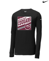 Weston Ranch HS Football Square - Mens Nike Longsleeve