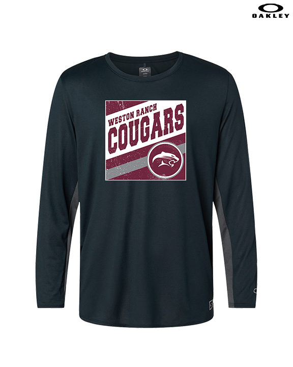Weston Ranch HS Football Square - Mens Oakley Longsleeve