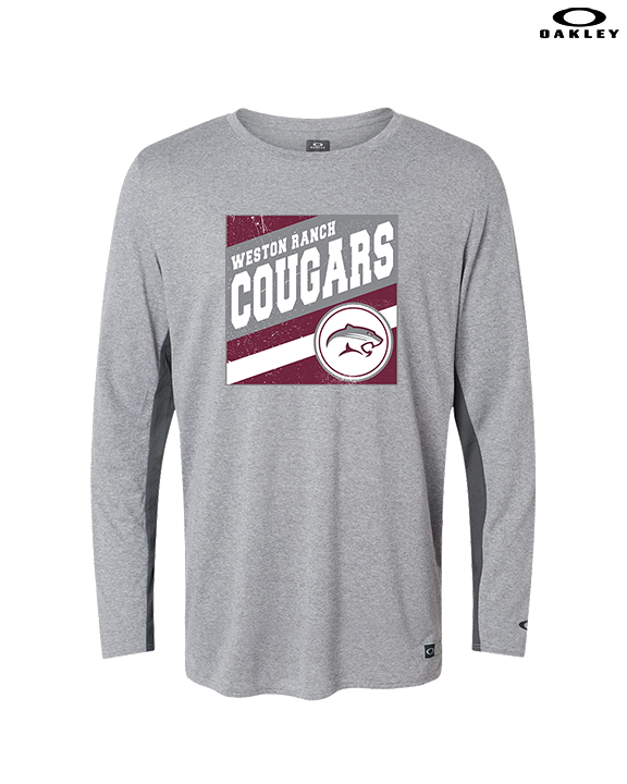 Weston Ranch HS Football Square - Mens Oakley Longsleeve
