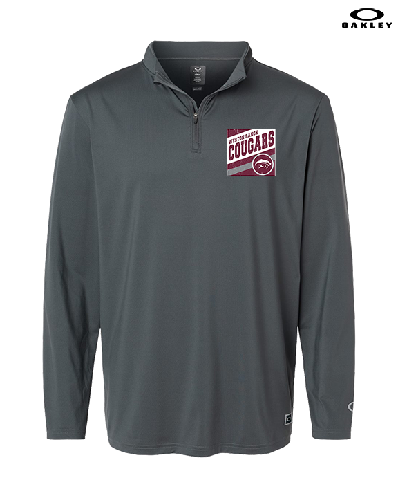 Weston Ranch HS Football Square - Mens Oakley Quarter Zip