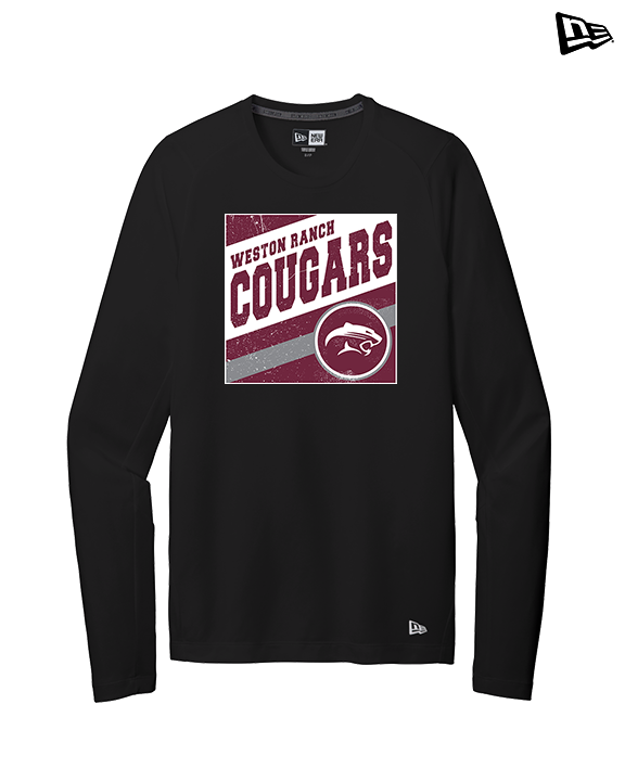 Weston Ranch HS Football Square - New Era Performance Long Sleeve