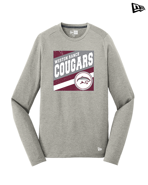 Weston Ranch HS Football Square - New Era Performance Long Sleeve