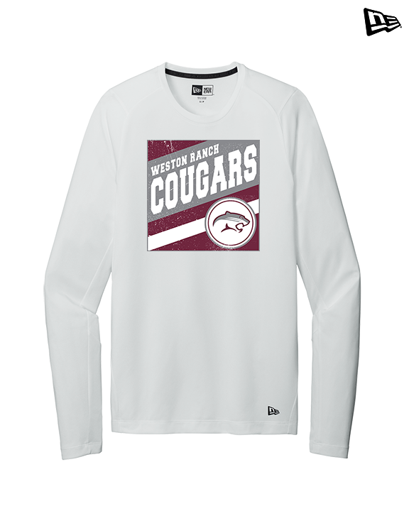 Weston Ranch HS Football Square - New Era Performance Long Sleeve