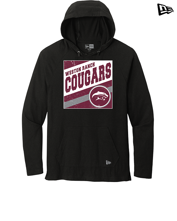 Weston Ranch HS Football Square - New Era Tri-Blend Hoodie