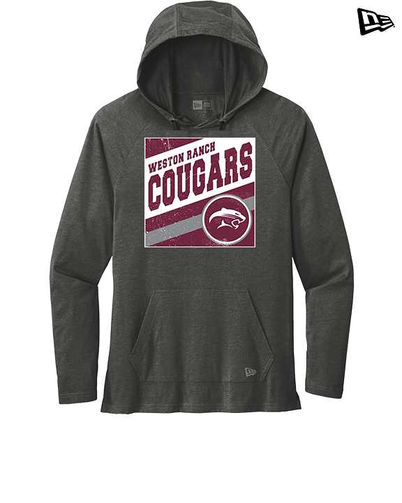 Weston Ranch HS Football Square - New Era Tri-Blend Hoodie