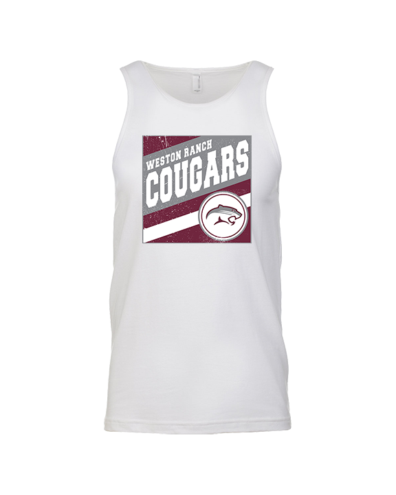 Weston Ranch HS Football Square - Tank Top