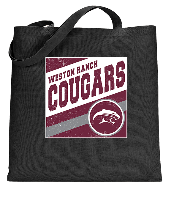 Weston Ranch HS Football Square - Tote