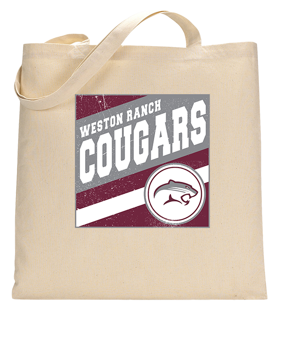 Weston Ranch HS Football Square - Tote