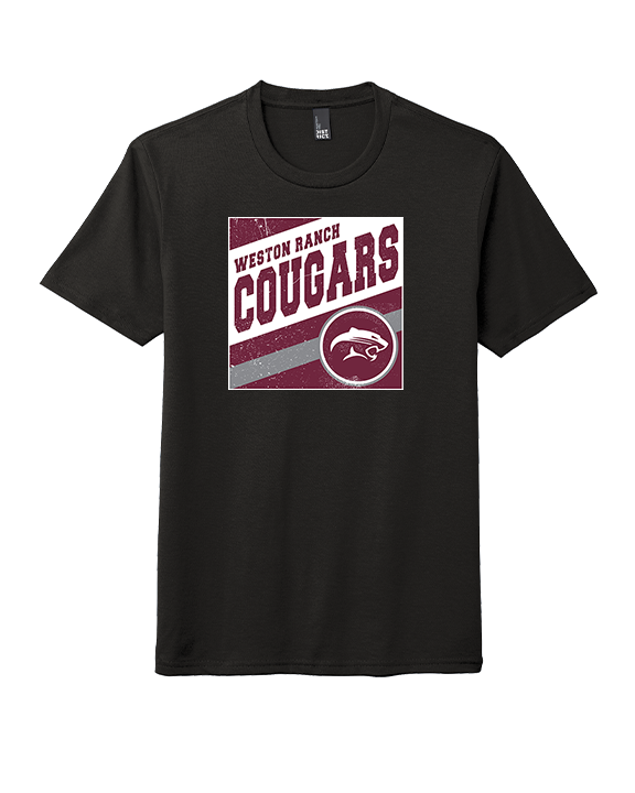 Weston Ranch HS Football Square - Tri-Blend Shirt