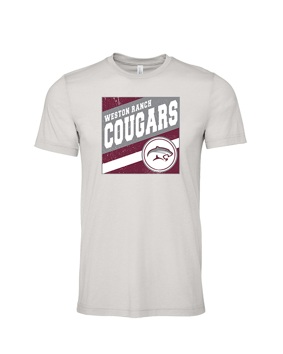 Weston Ranch HS Football Square - Tri-Blend Shirt