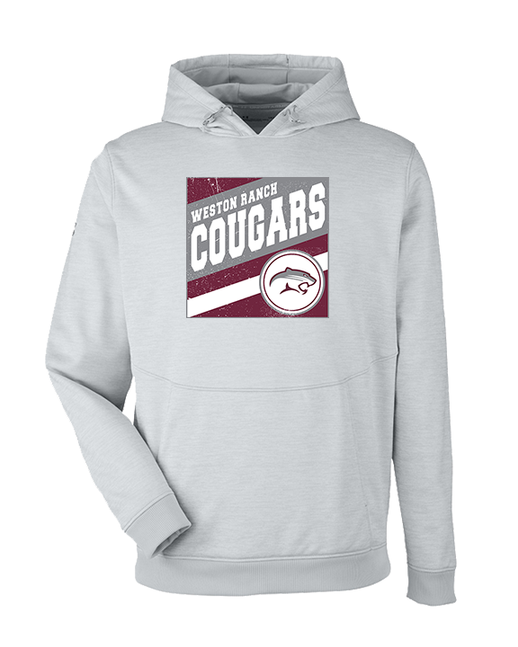 Weston Ranch HS Football Square - Under Armour Mens Storm Fleece